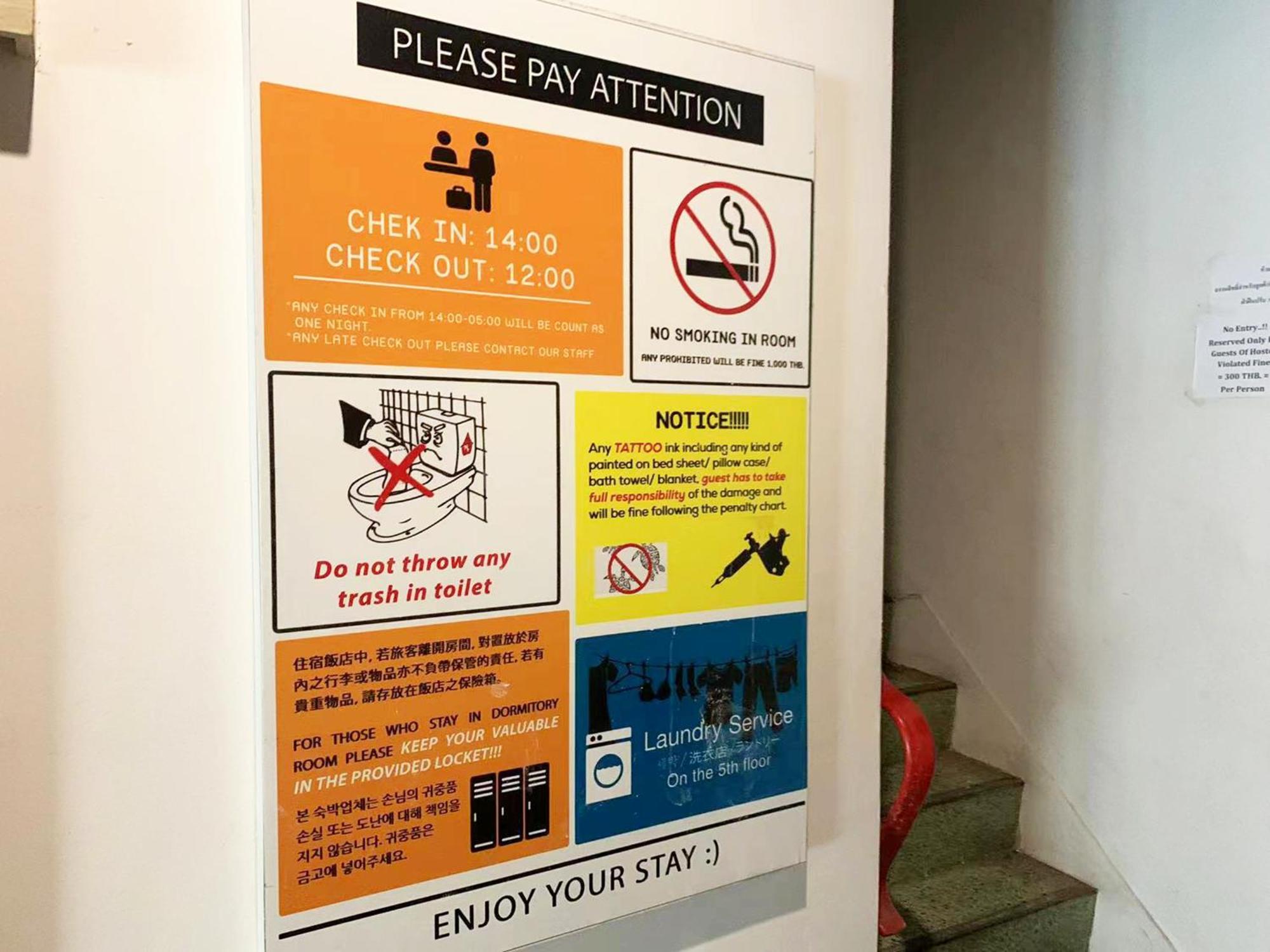 Susu Khaosan Hostel Bangkok Luaran gambar